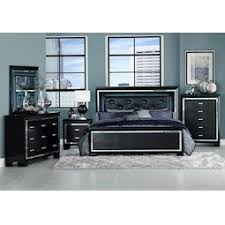 Get the best deal for black bedroom sets from the largest online selection at ebay.com. Lacks Allura Black 4 Pc Queen Bedroom Set