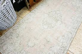 oushak rug pink and cream carpet