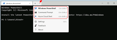 windows terminal default command line