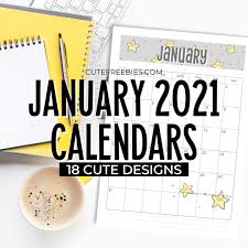 If you prefer your calendar to be bullet journal style then you will find our free bullet journal maker useful. Free Printable January 2021 Calendar Pdf Cute Freebies For You