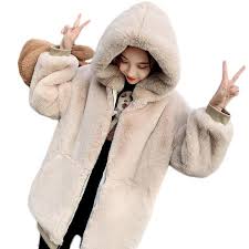 Faux Fur Jacket Luxury Winter Fur Coats