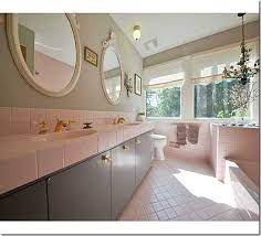 Chic Style With Pink Bathroom Tiles