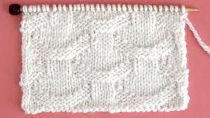 Basket Loop Stitch Knitting Pattern Studio Knit