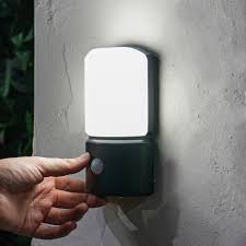 Outdoor Battery Security Wall Light