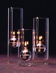 Chimney Lamps Handblown Glass Oil Lamp
