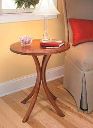 Curved-Leg End Table | Woodworking Project | Woodsmith Plans