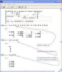 Matlab Linear Equations Matrix Jpg
