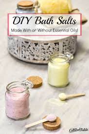 diy bath salts with or without