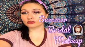 summer bridal makeup tutorial