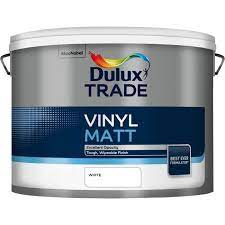 Dulux Trade Vinyl Matt White 10ltr