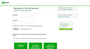 Maybe you would like to learn more about one of these? Tdcardservices Login Pay Bills Check Balance Cash Back At Www Tdcardservices Com