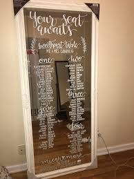 Seating Chart Mirror With Harvest Style Tables Penmanshipporn