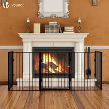 Vounot 5 Panel Metal Fire Guard Hearth