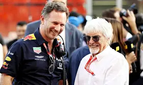 Bernie Ecclestone 'urges Christian Horner to RESIGN to avoid damage to wife Geri Halliwell and his family', as