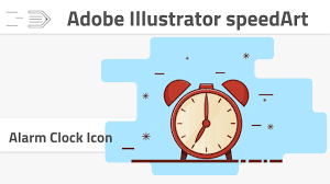 A font based on the look of an alarm clock. Create Flat Line Alarm Clock Icon Adobe Illustrator Speedart Youtube