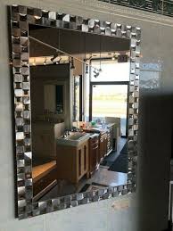 Chances are you'll found one other silver bathroom mirror rectangular better design concepts. Wall Mirror Silver Oval Large Xxl 110x 85 Floor Hair Stylist Bathroom Modern For Sale Online Ebay