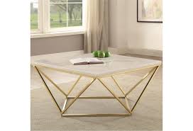 Modern coffee tables are an excellent decorative accent for any home. Coaster 700846 Contemporary Faux Marble Coffee Table Value City Furniture Cocktail Coffee Tables