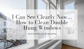 Clean Double Hung Windows