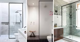 Bathroom Design Idea Black Shower Frames