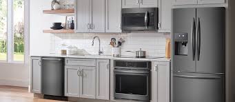White cabinets with white appliances are the ultimate combo for a clean, seamless look. Kitchen Design Ideas For Black Stainless Steel Appliances