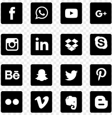 social a icons set network