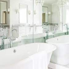 Mirrored Bathroom Walls Design Ideas