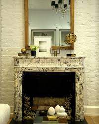 Marble Fireplace Transitional