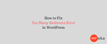 fix too many redirects error in wordpress