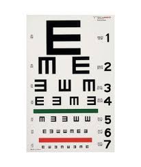 Tech Med Illuminated Tumbling E Eye Chart