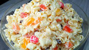 creamy macaroni fruit salad quick