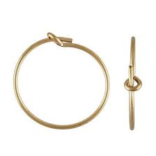 whole gold filled 15mm earring hoop