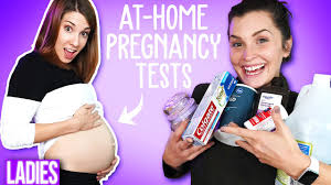 homemade pregnancy test with baking