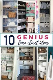 Plus tame those linens with bins. Genius Linen Closet Ideas For Organization And Beautification Kaleidoscope Living