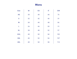Size Chart Dungarees Online