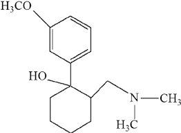 e chemical structure of tramadol
