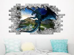 Dragon Wall Decal Hole In The 3d
