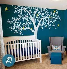 Oak Tree Decal White Tree Decal For