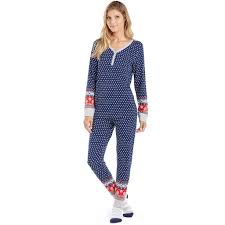 Womens Cuddl Duds Pajamas Winter Wonderland 3 Piece Sleep