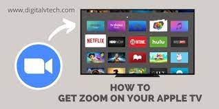 how to use zoom on apple tv in 2021