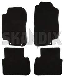 floor accessory mats textile black