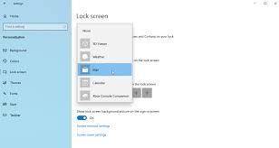 customize your windows lock screen