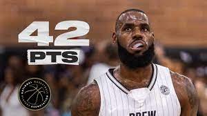 LeBron James PUTS ON A SHOW with 42 PTS in Drew League Return 🔥 - YouTube