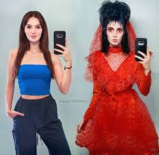 She owns a black cat named percy. Lydia Deetz From Beetlejuice Transformation By Alyson Tabbitha Pics