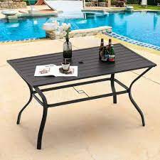 Patio Table Outdoor Dining Table With