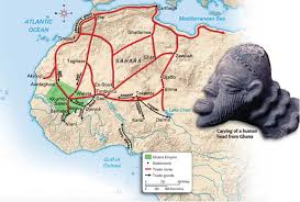 This trade produced an increasing. Ghana Empire Trade Routes Ghana Empire Africa Map West Africa