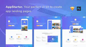 Jun 16, 2016 · 3 min read. Ui Kit For App Landing Pages Appstarter
