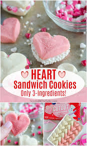 The dough will still bake up the same as our classic cookie dough, so now you can enjoy our cookie. 3 Ingredient Heart Sandwich Cookies