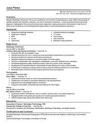 X Ray Technologist Resume Examples Examples Resume Resumeexamples
