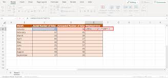 how to calculate weighted mape in excel