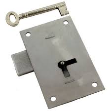 large heavy steel wardrobe door lock